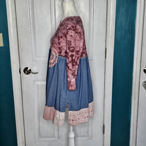 Handmade Upcycled Tunic Top Small-Medium - Picture 6 of 13